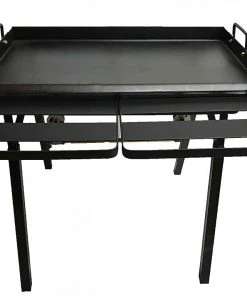 Cajun Classic Steel Grill For Two Burner Stove Anchor Legs