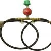 King Kooker Double Hose & Regulator Assembly With Manual Valves