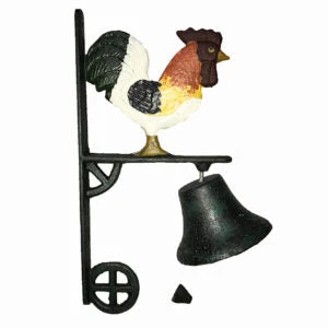 Cajun Classic Cast Iron Rooster Hanging Outdoor Dinner Bell Cast Iron Cookware 1 Cajun Classic Cast Iron Rooster Hanging Outdoor Dinner Bell Cast Iron Cookware