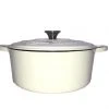 Cajun Classic 5 Qt Enamel White Dutch Oven