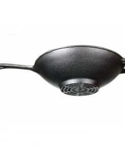 Cajun Classic Seasoned Cast Iron Wok Cast Iron Cookware