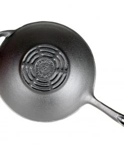 Cajun Classic Seasoned Cast Iron Wok Cast Iron Cookware