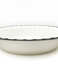 Cast Iron Cookware Cajun Classic White Pie Plate
