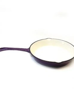 Cajun Classic 8 Inch Enamel Purple Skillet