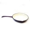 Cajun Classic 12 Inch Enamel Purple Skillet Cast Iron Cookware