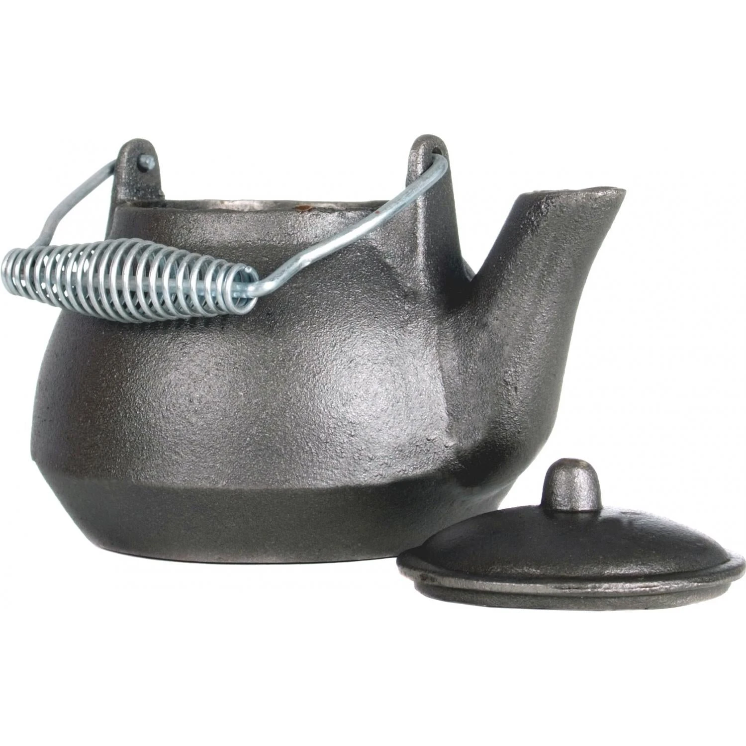Cast Iron Cookware Cajun Classic Cast Iron Tea Kettle - 1 Quart 2 Cast Iron Cookware Cajun Classic Cast Iron Tea Kettle - 1 Quart