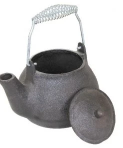 Cast Iron Cookware Cajun Classic Cast Iron Tea Kettle - 1 Quart 5 Cast Iron Cookware Cajun Classic Cast Iron Tea Kettle - 1 Quart