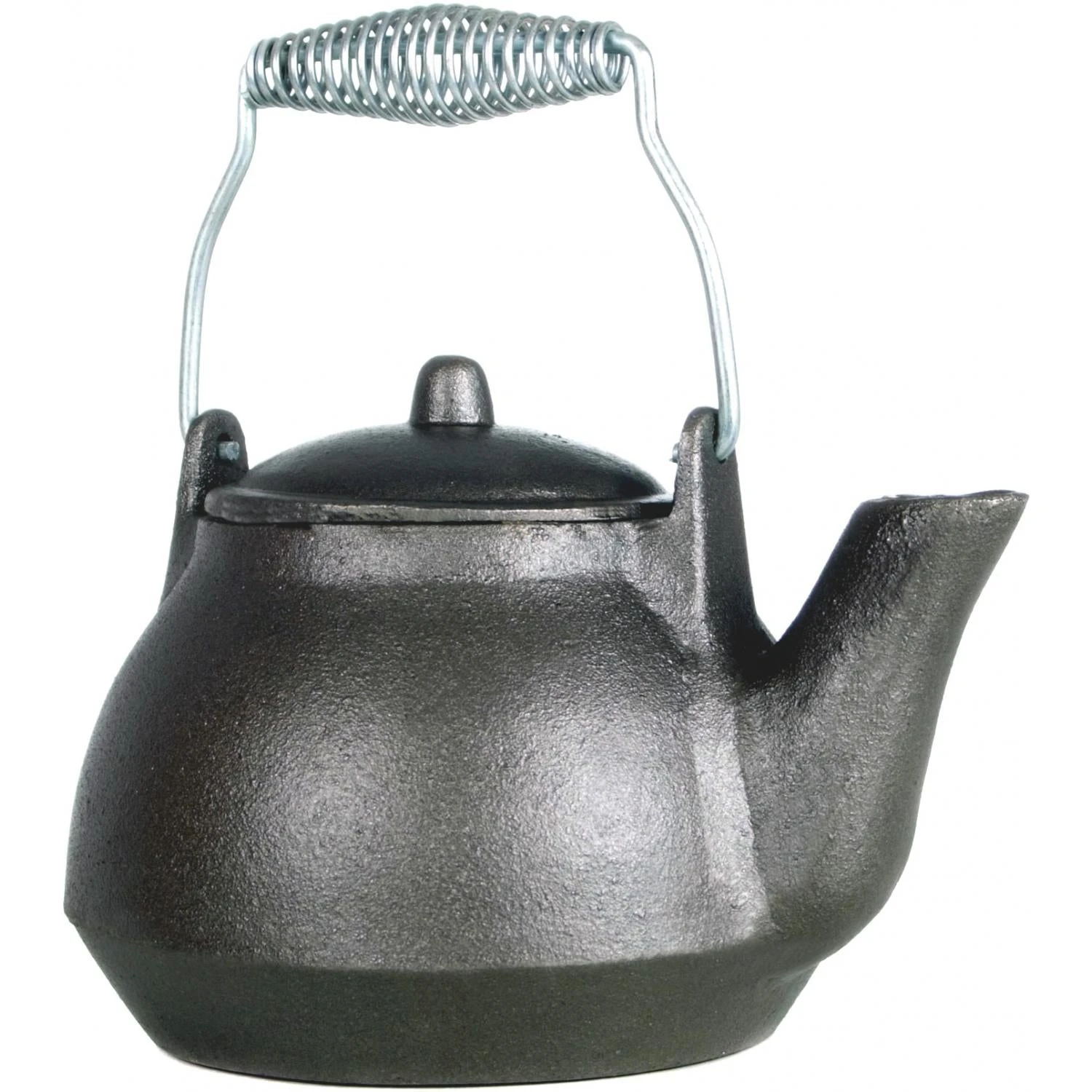 Cast Iron Cookware Cajun Classic Cast Iron Tea Kettle - 1 Quart 1 Cast Iron Cookware Cajun Classic Cast Iron Tea Kettle - 1 Quart