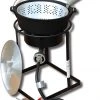King Kooker Short Cast Iron Pot Outdoor Fish Fryer Kit