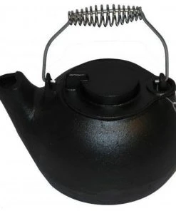 Cast Iron Cookware Cajun Classic Seasoned Large Cast Iron Teapot