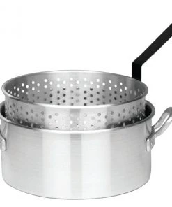 Fish Fryers Bayou Classic 10 Quart Aluminum Deep Fryer Pot (No Lid)