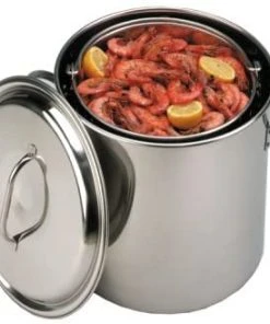 King Kooker Stock Pots 22 Qt Stainless Steel Boiling Pot