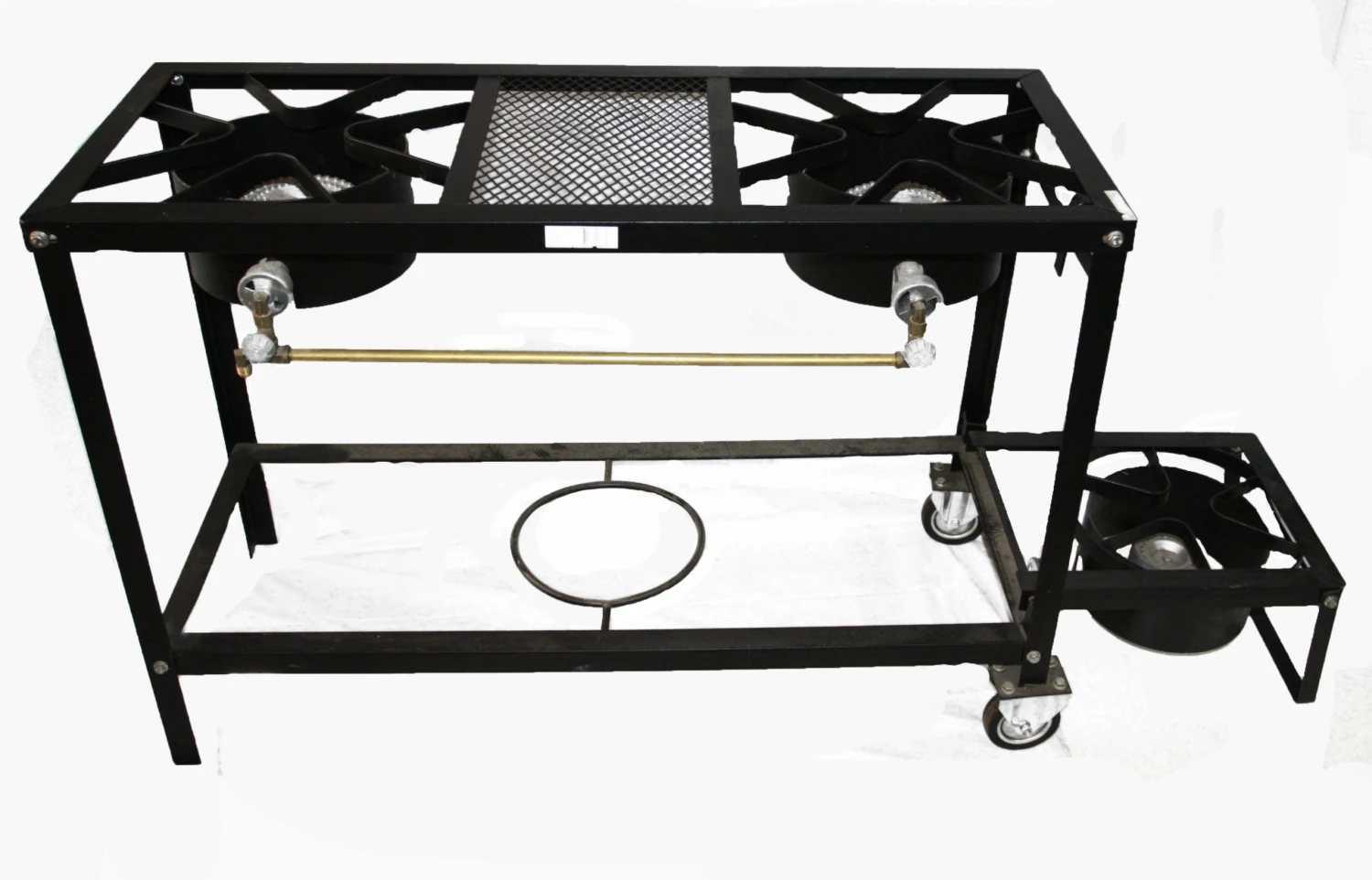 Cajun Classic 3 Burner Stove On Wheel Cart Propane Burners 1 Cajun Classic 3 Burner Stove On Wheel Cart Propane Burners