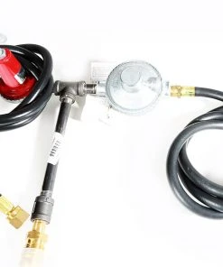 Cajun Outdoor Cooking Propane Parts Regulator & Hose Kit For Three Burners 2 Low Pressure And 1 High Pressure