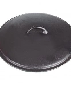 Cajun Classic Seasoned Cast Iron Lid - 15 Inch