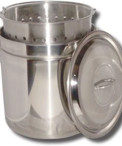 King Kooker Stock Pots 102 Qt Stainless Steel Steamer Stock Pot