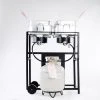 King Kooker Fish Fryers Dual Burner Outdoor Cooking Cart 30 Inches