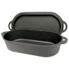 Cast Iron Cookware Bayou Classic Cast Iron Oval Fryer