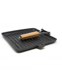Cajun Outdoor Cooking Cast Iron Square Griddle Pan Cast Iron Cookware