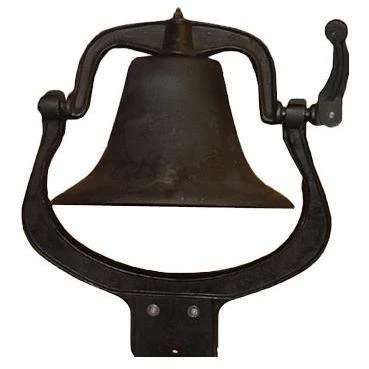 Cajun Classic Large Cast Iron Outdoor Dinner Bell 1 Cajun Classic Large Cast Iron Outdoor Dinner Bell