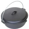 Cast Iron Cookware Cajun Classic Seasoned Cast Iron Dutch Oven Pot - 6 Quart