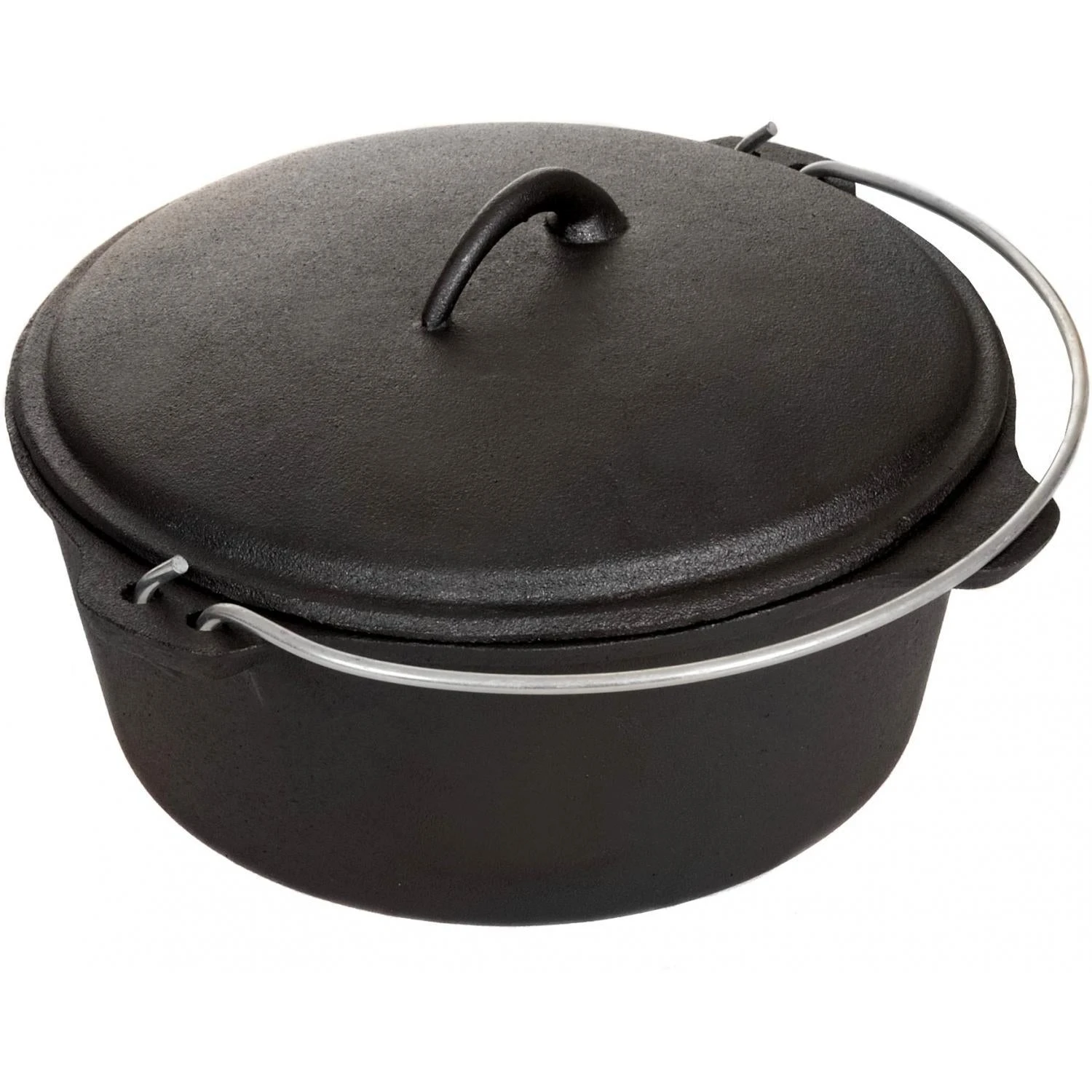 Cajun Classic Seasoned Cast Iron Dutch Oven Pot - 4.5 Quart Cast Iron Cookware 1 Cajun Classic Seasoned Cast Iron Dutch Oven Pot - 4.5 Quart Cast Iron Cookware