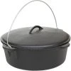 Cajun Classic Seasoned Cast Iron Dutch Oven Pot - 12 Quart