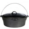Cast Iron Cookware Cajun Classic Seasoned Cast Iron Dutch Oven Pot - 20 Quart