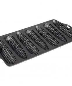 Cajun Classic Unseasoned Cast Iron Cornbread Pan Corn Mold