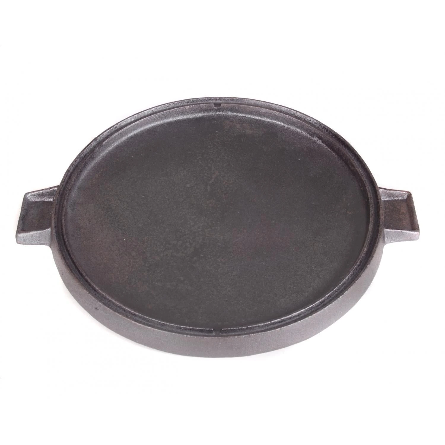 Cajun Classic Seasoned Round Reversible Cast Iron Griddle 1 Cajun Classic Seasoned Round Reversible Cast Iron Griddle