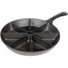 Cajun Classic Cast Iron Cookware 8 Slice Cast Iron Cornbread Pan