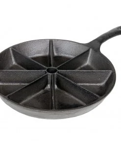 Cajun Classic Cast Iron Cookware 8 Slice Cast Iron Cornbread Pan