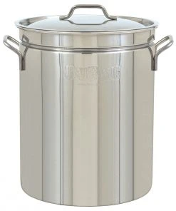 Stock Pots Bayou Classic 24 Qt Stainless Steel Pot & Lid 1024