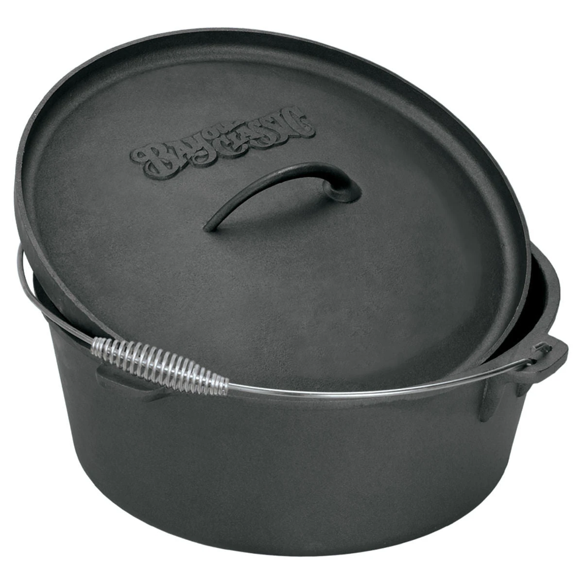 Cast Iron Cookware Bayou Classic 4 Quart Cast Iron Dutch Oven 1 Cast Iron Cookware Bayou Classic 4 Quart Cast Iron Dutch Oven