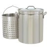 Stock Pots Bayou Classic 62 Quart Stainless Steel Stock Pot Kit 1160