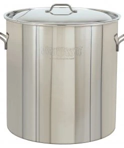 Bayou Classic 122 Qt Stainless Steel Pot & Lid Stock Pots