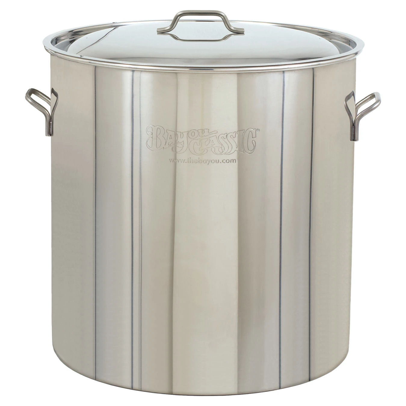 Bayou Classic 142 Qt Stainless Steel Pot & Lid Stock Pots 1 Bayou Classic 142 Qt Stainless Steel Pot & Lid Stock Pots