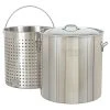 Stock Pots Bayou Classic 102 Quart Stainless Steel Stock Pot Kit