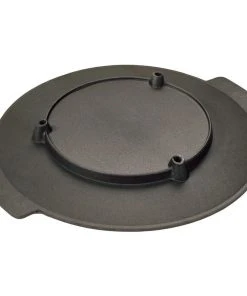 Bayou Classic Cast Iron Campfire Griddle Discada Cast Iron Cookware