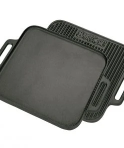 Cast Iron Cookware Bayou Classic Cast Iron Reversible Square Griddle