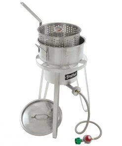 Fish Fryers Bayou Classic Stainless Outdoor Cooker Fish Fryer
