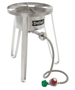 Bayou Classic Stainless Steel Tall High Pressure Propane Burner