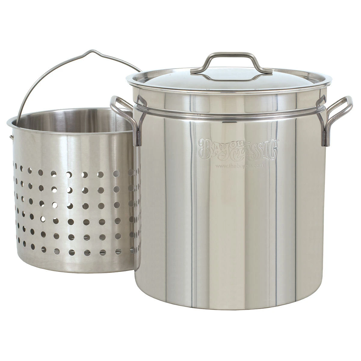 Stock Pots Bayou Classic 36 Quart Stainless Steel Stock Pot Kit 1 Stock Pots Bayou Classic 36 Quart Stainless Steel Stock Pot Kit