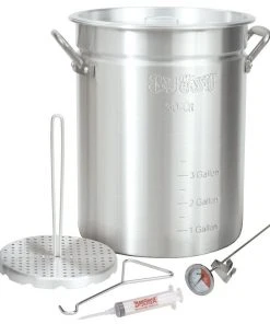 Turkey Fryers Bayou Classic 30 Quart Aluminum Turkey Fryer Pot