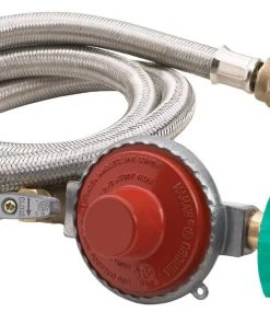 Bayou Classic Stainless Steel 10 PSI Propane Regulator Kit Propane Regulator Kits